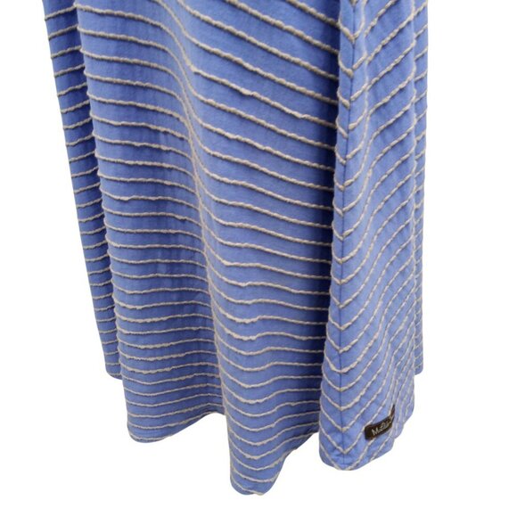 Matilda Jane Exploration Fit & Flare Blue Striped Dress Size XS Gray Swing - Picture 8 of 12